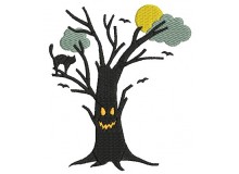 Stickdatei - Spooky Tree 3